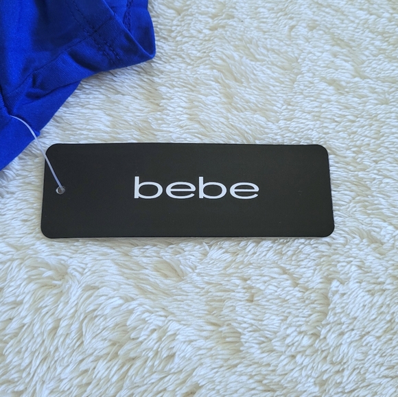 bebe Blue💙 Top with Cutout✂️ Sleeve Detail - NWT - Picture 9 of 16